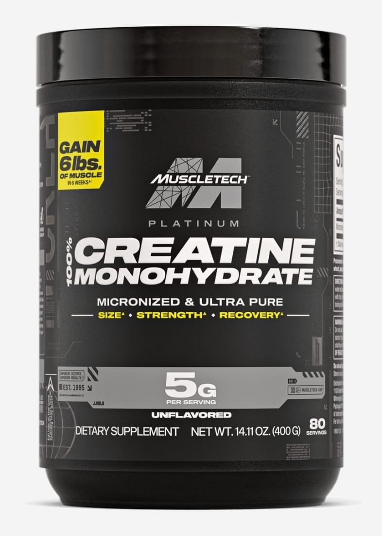 Muscletech Platinum Creatine Monohydrate, 400g